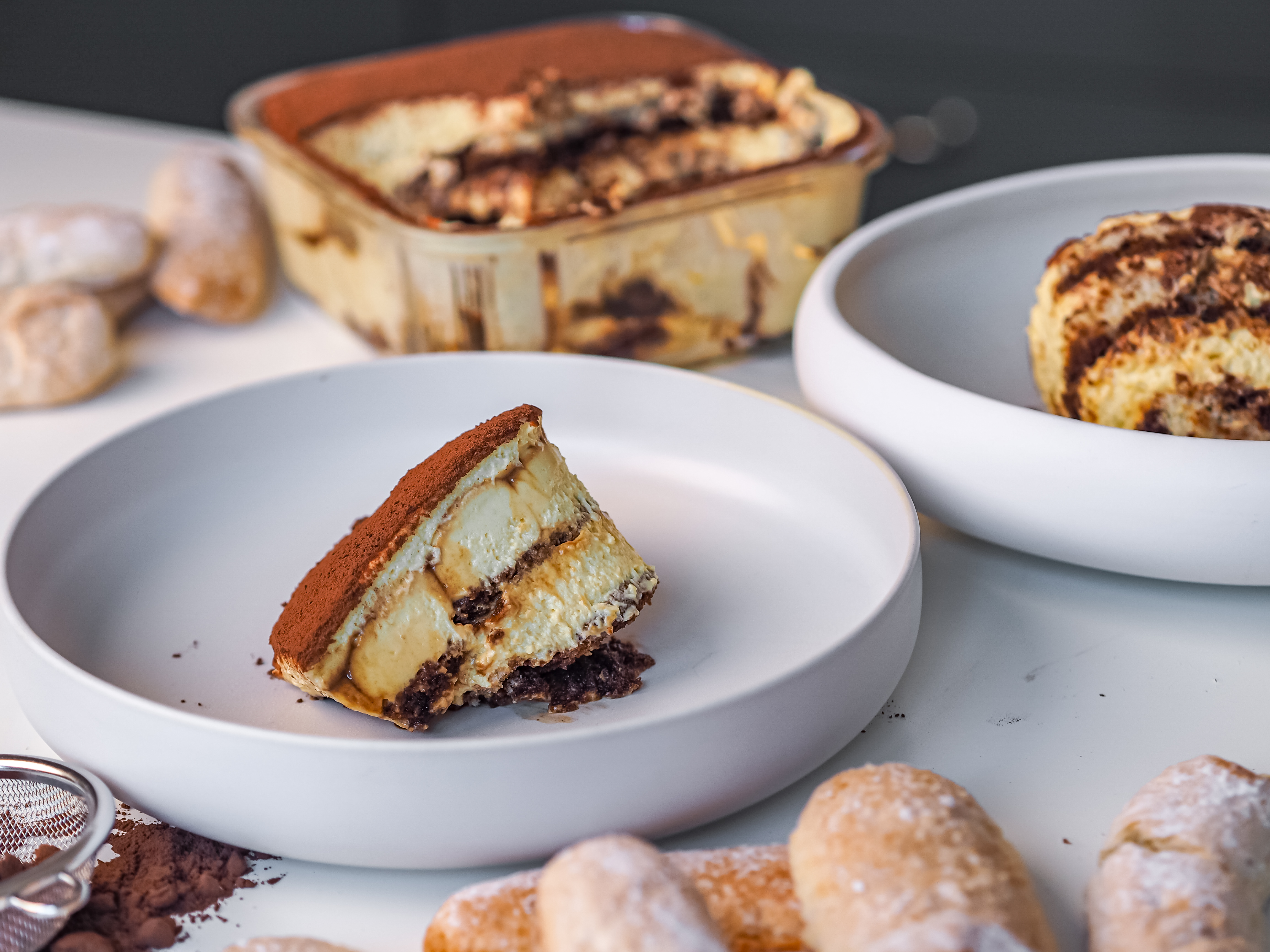 Plant-based tiramisù preparations