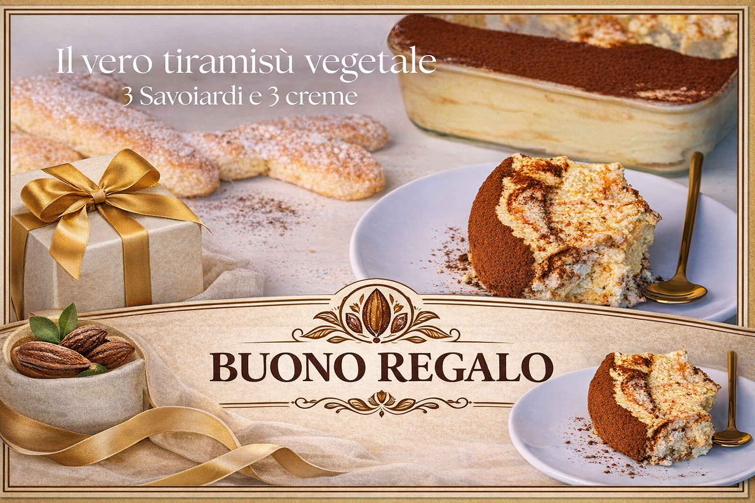 Buono Regalo – Il vero Tiramisù vegetale