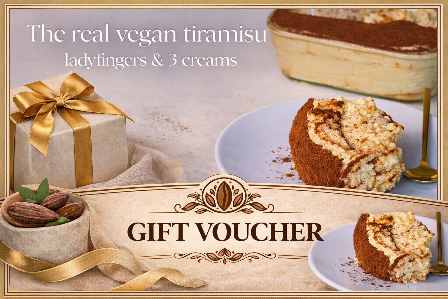 Gift Voucher – The real vegan Tiramisù